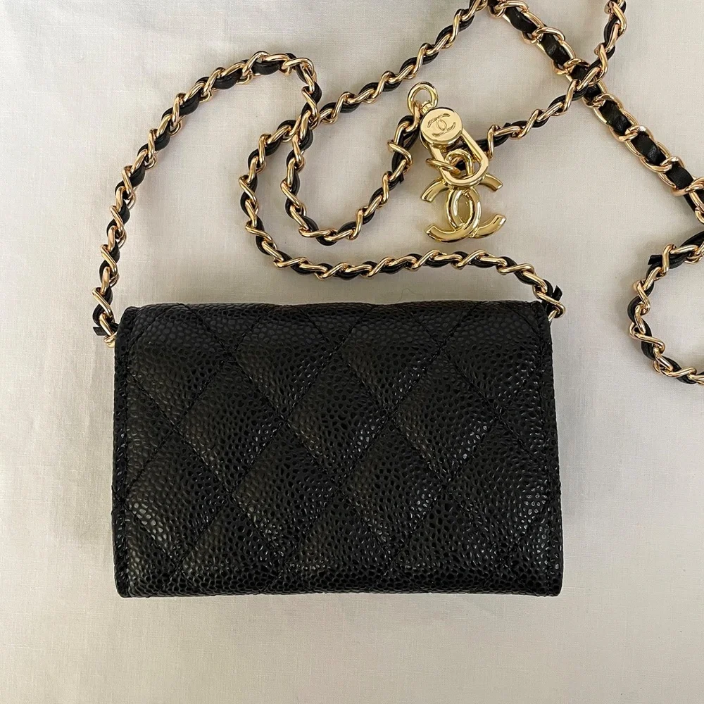 Chanel Small Crossbody Wallet Chain Strap VIP/GWP - Picture 3 of 11